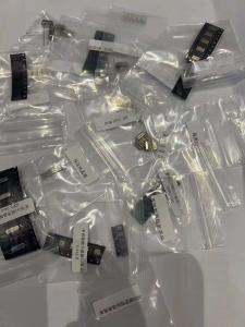 high efficienty Car Key IC Quick Wear Part Auto for Automotive Crystal Oscillator Set 25pcs