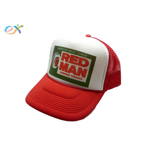 Sublimation Logo Blank Custom High Quality Baseball hat Mesh Back 5 Panel Trucker Caps
