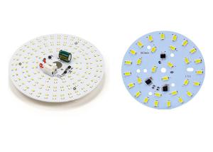 High Power Round LED Lights Turnkey PCB Assembly Service Circuit Board