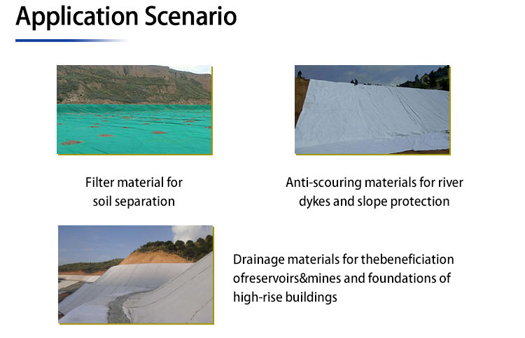 High Strength Geotextile for Filtering and Drainage Isolation in Mine Road Railway Dam