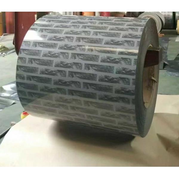 Brick Pattern PPGI Prepainted Galvanized Steel Coil