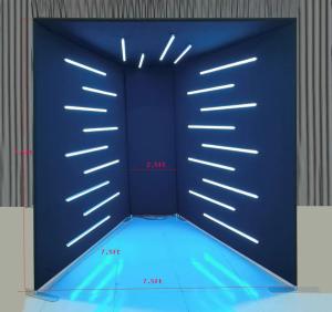 China Lightweight Custom 360 Photo Booth Background With LED Lights wholesale
