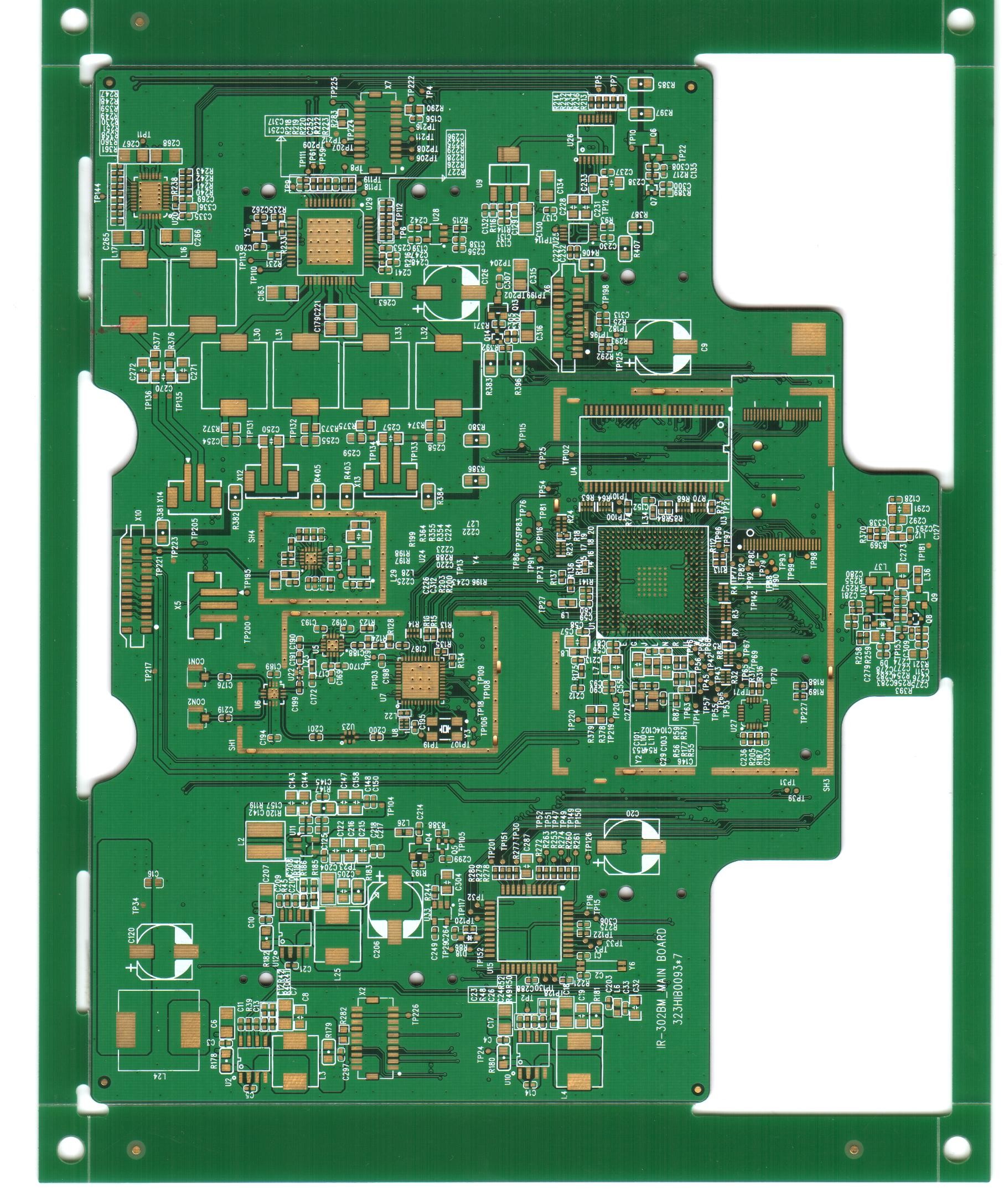 Data logger PCBs with peelable Mask red soldermask Printed Circuit Board