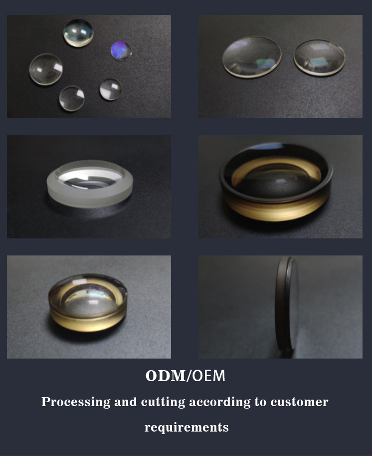 Quartz Custom Optical Lenses Prisms Thick Thin OEM ODM