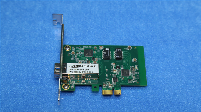 Femrice 1GB Single Port Gigabit Ethernet Desktop Computer Network Adapter PCIex1 Fiber Optic Network Interface Card