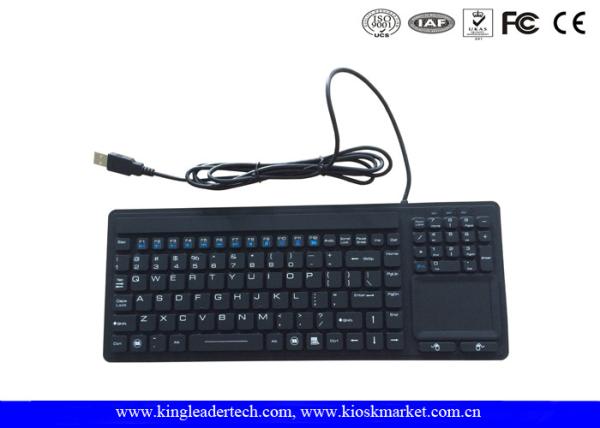 Quality Medical Silicone Keyboard With Touchpad And Numeric Keypad In USB Interface for sale