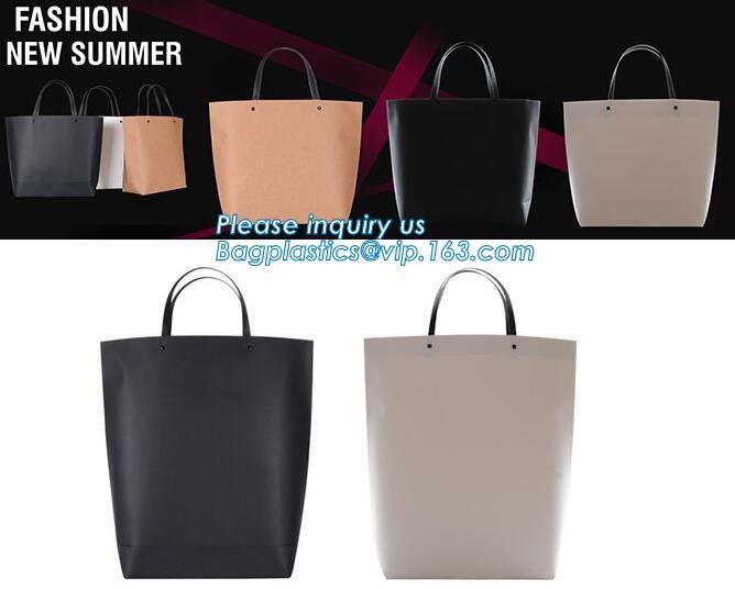 Customized Cut Printed Coated Paper Shopping Bag with Matt Lamination,rope handle custom logo printed white paper bag