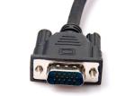 Displayport To Vga Cable / Computer Monitor Cable Angle 15 Pin VGA Male