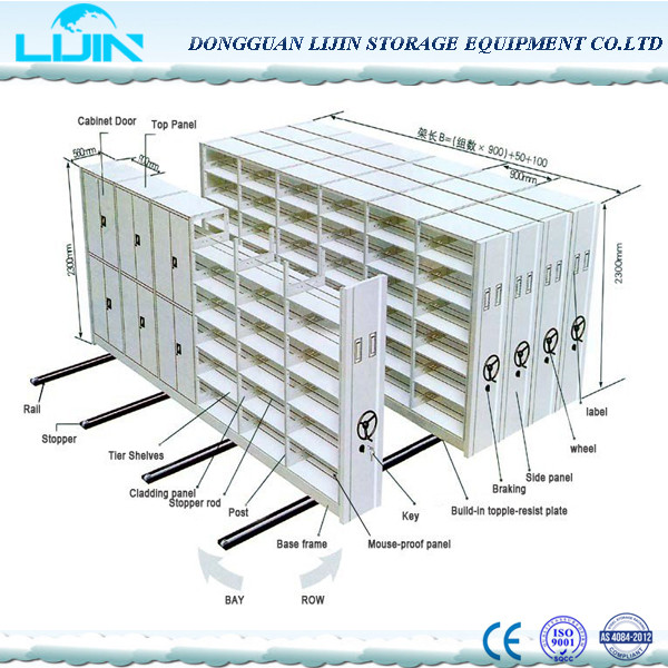 Convenient Documents Storage Mobile Filing Cabinet Easy To Assembly