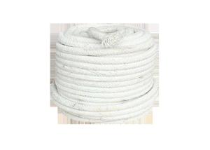 Fireplace Rope Insulation / Ceramic Fiber Twisted Rope Flexible Expansion Joint