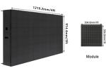 High Brightness Front Service LED Display P9.5mm 1ft x 1ft Module