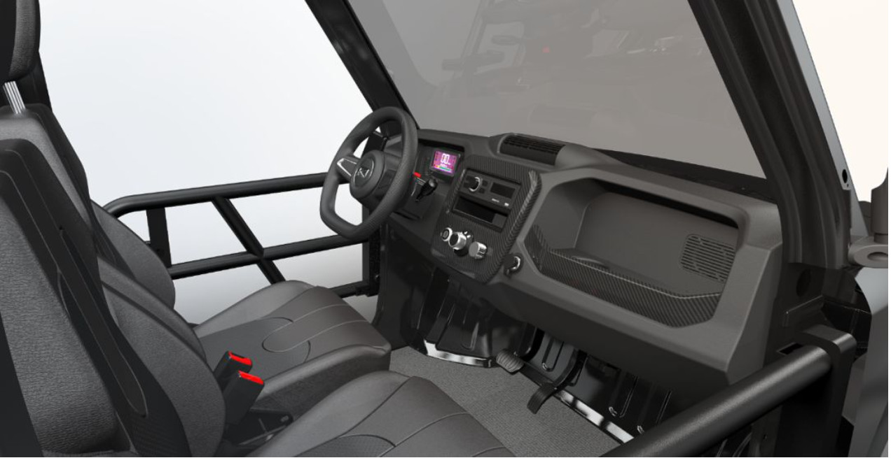 Offroad All Electric Pickup small 4WD trucks 76.8V 10.5KW Light Duty