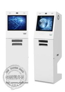 China 21.5 Inch AIO Touch Screen Self Service Kiosk With Document Scanner wholesale