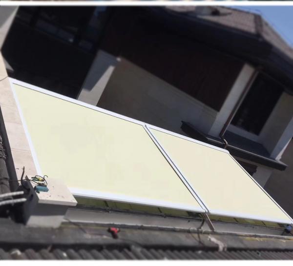 Aluminium Motorized Retractable Pergola Conservatory Skylight Awning