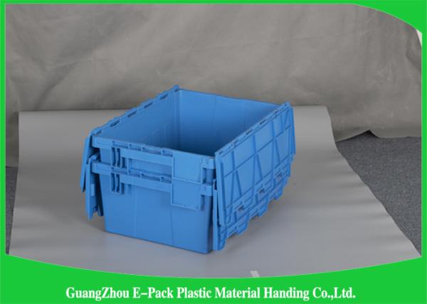 Quality 45L New PP Nested Plastic Storage Boxes With Lids , Light Weight Plastic Storage Bins for sale