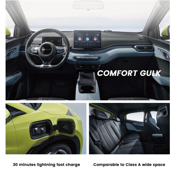 Small Build Your Dreams BYD Seagull 405KM EV Electric Vehicles Car for 5 People