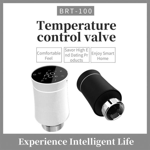 Quality Digital Display PC WIFI tuya zigbee 3.0 smart radiator actuator TRV IP 20 European American for sale