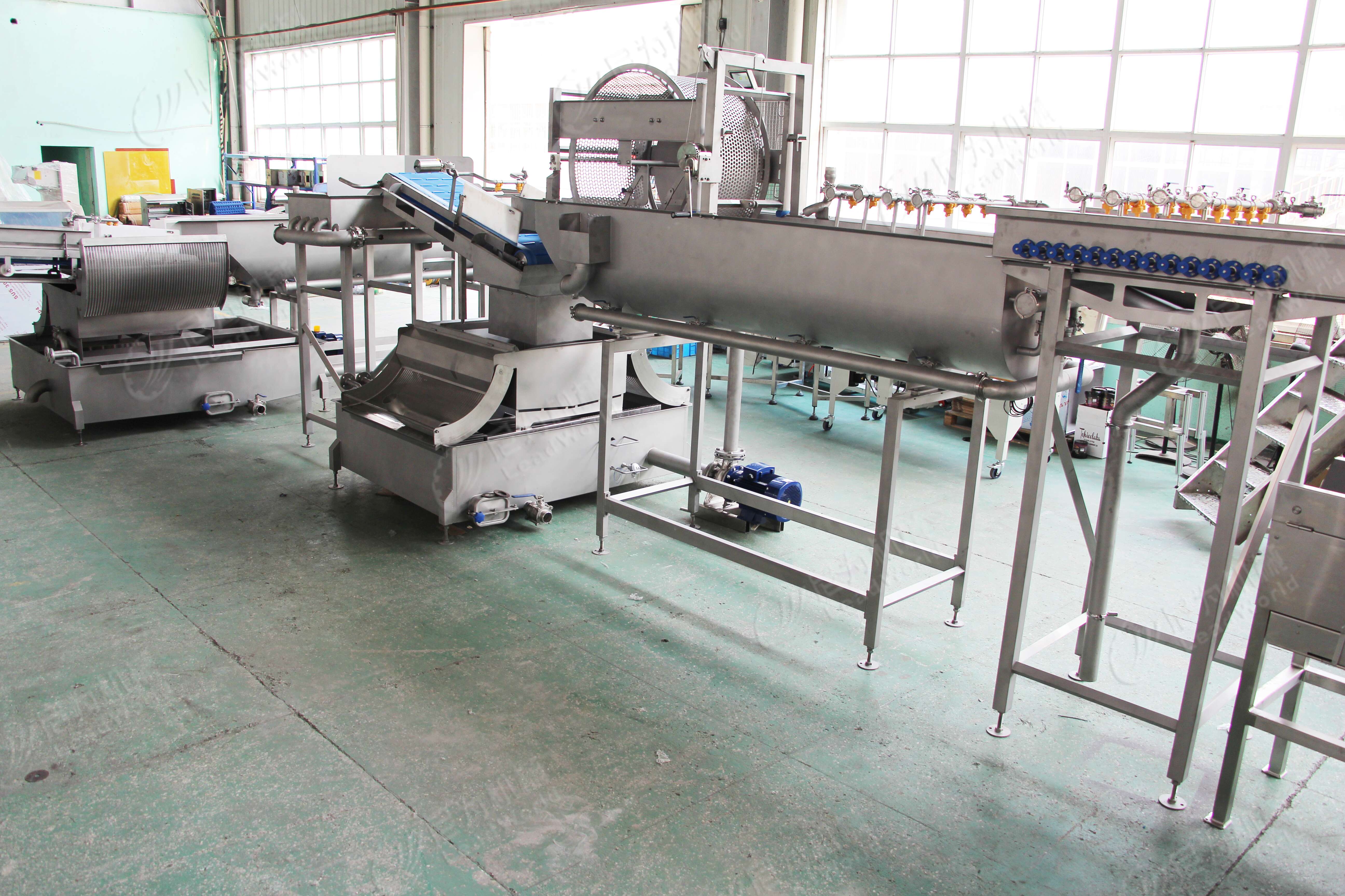 Multiple Temperature Control Carrot Washer Washing Machine Radish Cleaning Machine