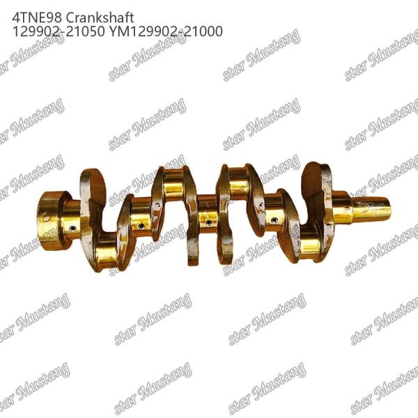 Crankshaft 4TNE98 YM129902-21000 129902-21050 For Yanmar Diesel Engine Repair Parts