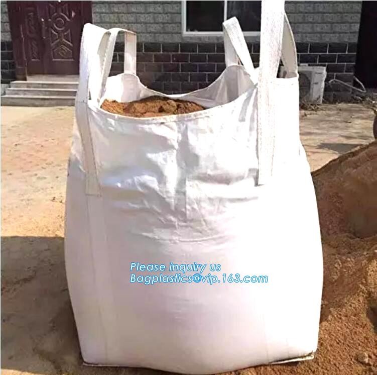 customizable PP u-panel baffle big bag /coated white woven PP jumbo bag/ventilated 4 panel baffle bag/all colors availab
