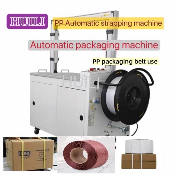 Automatic Plastic Strapping Machine PP Tape Carton Strapping Machine PLC Operation