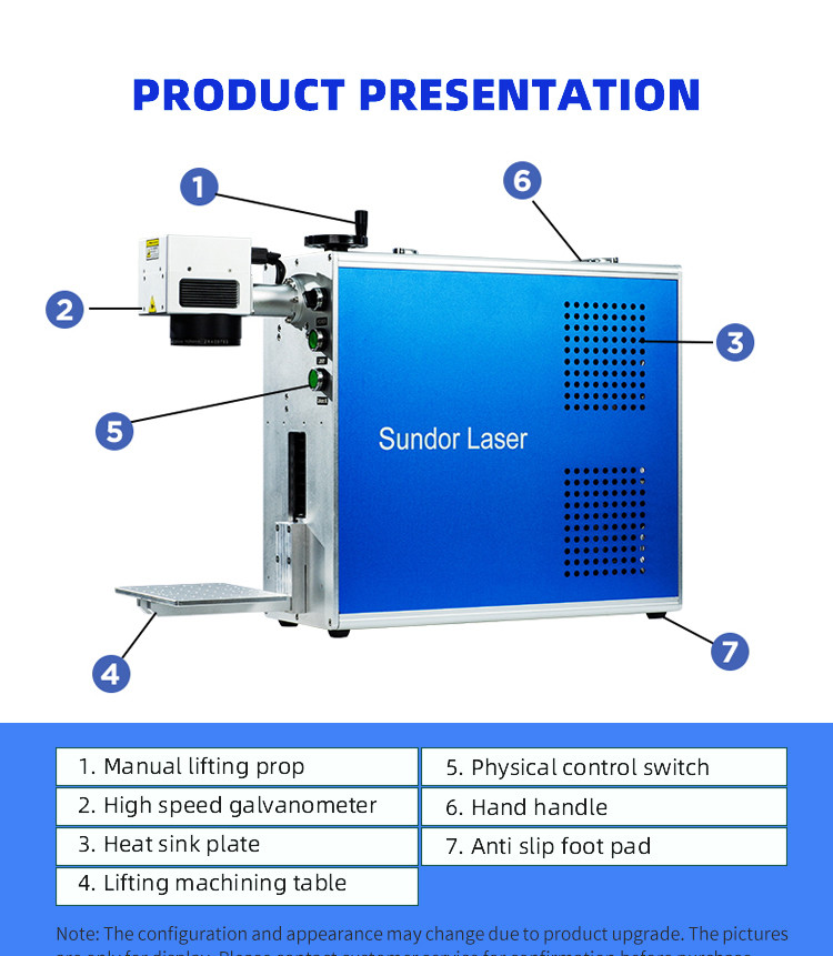 Portable Split Laser Marking Machine Fiber Laser Engraving Machine For Jewelry