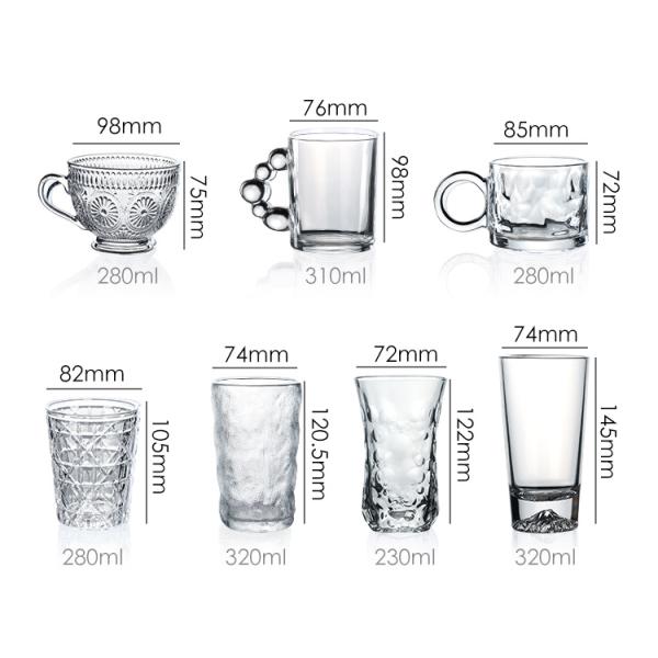Recyclable Beer Mugs Bulk Custom Etched Whisky Glasses Drinking Cup