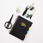 PP Cover A5 Project Notebook with Horizontal Line Inside Pages and Colored PP