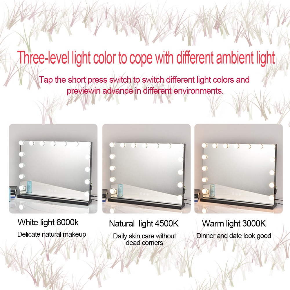 Elevate Your Beauty Routine with a Customizable Hollywood Mirror