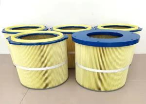 China Polyester Fiber Film Covered Air Filter Element 99.8% Welding Smoke Dust Collector on sale