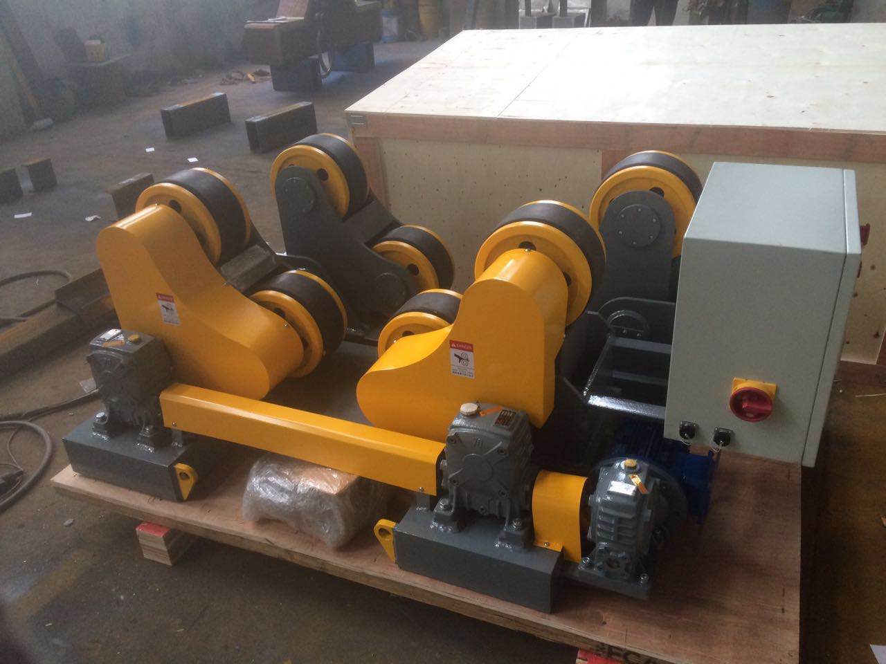 HGZ 5 Pipe Welding Rollers With Foot Pedal Control And Remote Hand Control Box