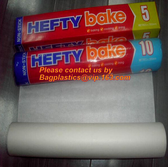 5M*37CM width non-stick silicone coated baking parchment paper,roasting paper for grill,line,cooking,BBQ bagplastics pac