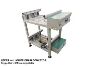 0.8m 1m SMT Conveyor , Single Rail SMT Assembly Equipment Adjustable Width