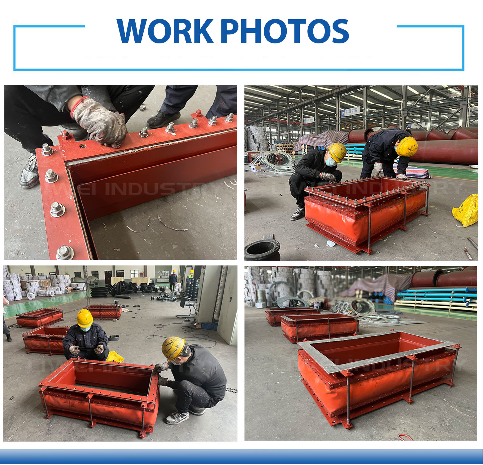 Flexibility Non Metal Fabric Compensator Ss316 Flange Excellent Corrosion Resistance