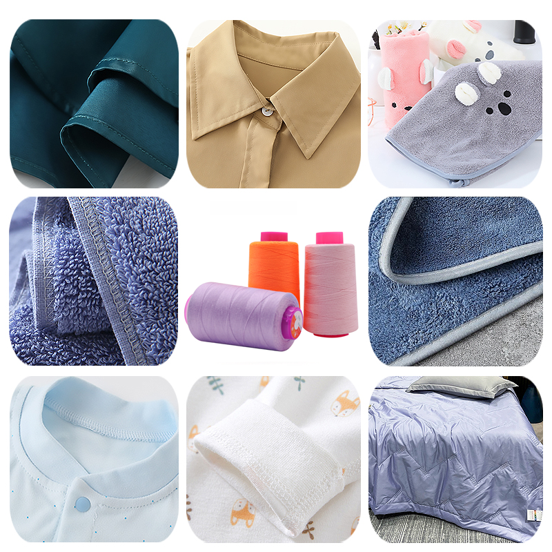 Tkt 120 Spun Polyester Sewing Thread 402 Polyester Thread for Tablecloth Stitching