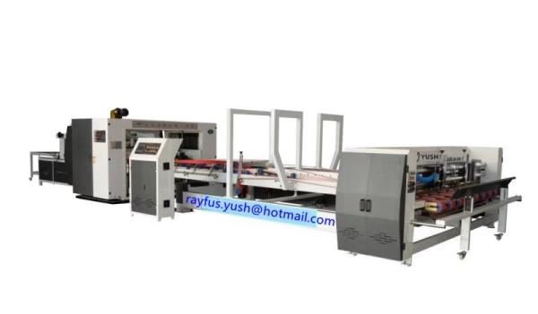 Quality Combined In One Carton Folder Gluer Machine / Carton Pasting Machine for sale
