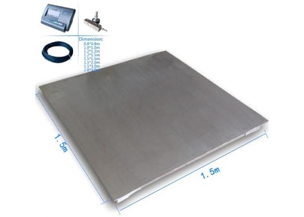 Quality 6 Mm Deck Thickness 5'X5' Large Platform Scale 5T 10 Ton With Ramp for sale