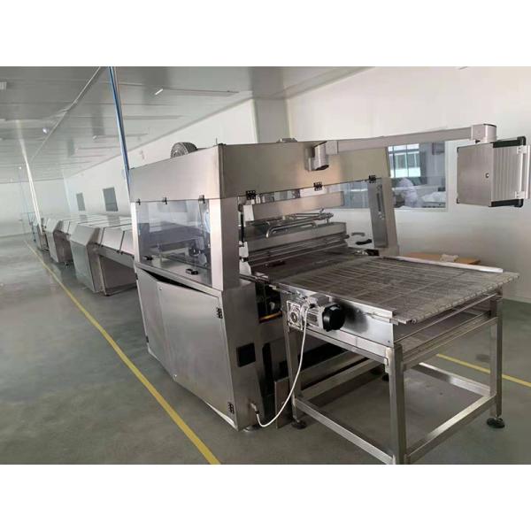15kg 30kg 60kg Chocolate Making Machine Coating Covering Machine For Waffer Cookies