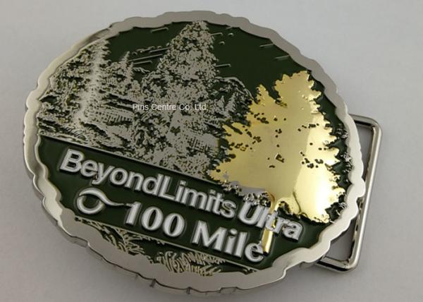Quality Double Plating 3D Man Custom Made Buckles For Running Awards Single Or Double - Sided for sale