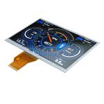 7 inch TFT LCD display with 800*480 Resolution and 250nits Brightness