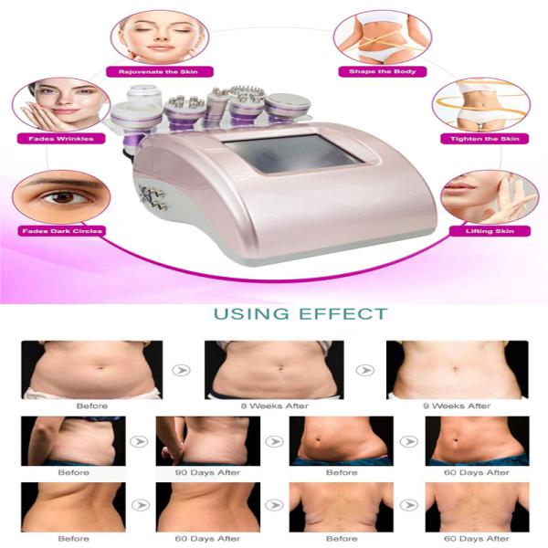 110V 220V Body Beauty Cavitation Slimming Machine 8 In 1 40K Vacuum RF