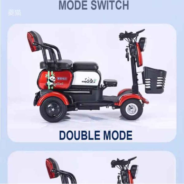 Electric Elderly Mobility Scooter Comfortable Seat Smooth Ride speed Adjustable 8/15/21km/h