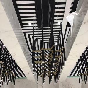 China LED 3W Customized Pendant Lamp Modern Matte Black Pendant Light Rustproof wholesale