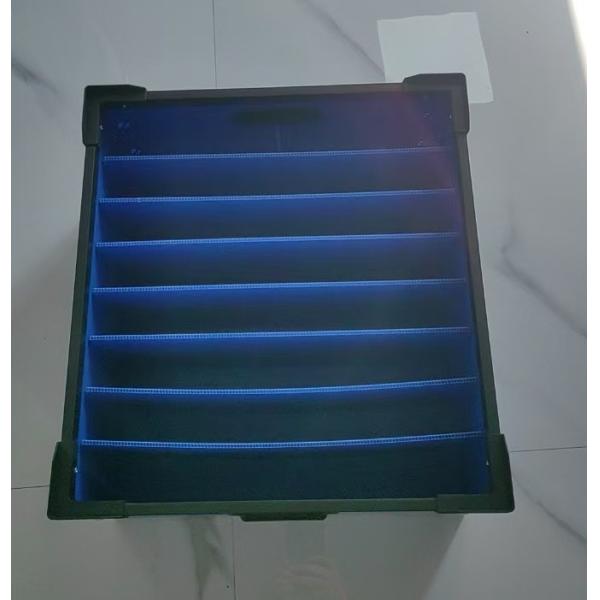 Customized Reusable Plastic Moving Boxes Corrugated Hollow Board Box 50kg Load Capacity