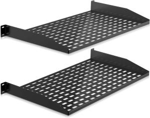 Vented Shelves Cantilever Mount Style Server Rack Shelf Mount Rails Network Equipment