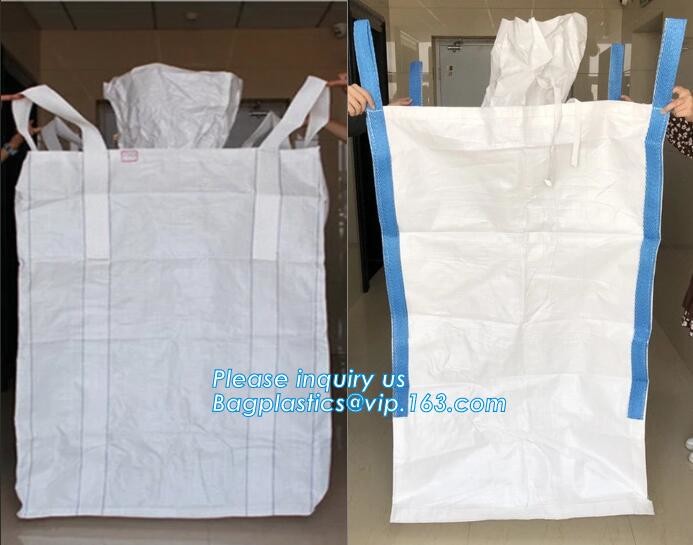 PP woven flexible big bag with baffle and brace inside for packing 2000kg iron ore with high UV treated, bagplastics,