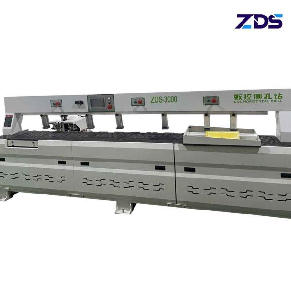 Quality Double Spindle White CNC Horizontal Drilling Machine For Side Hole for sale