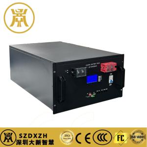 China Customized Rackmount Lithium Battery 300Ah Energy Storage Battery Black wholesale