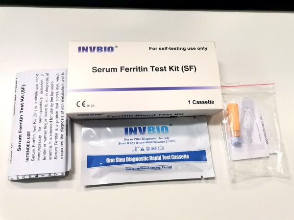 Quality Ferritin Quantitative Rapid Self Test High Accuracy 1 Test/Box for sale