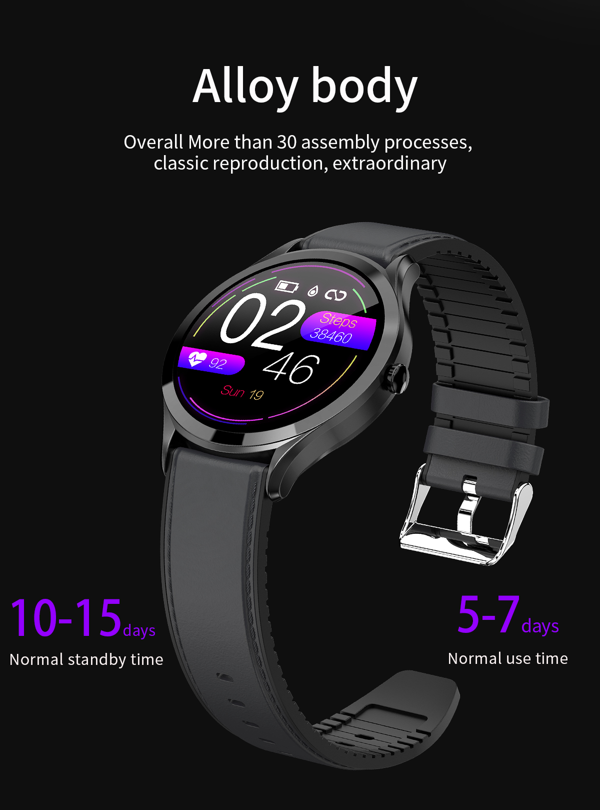 Bracelet Health Exercise Android Waterproof IP67 Automatic Smart Watch